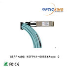 40G QSFP+ To 4×10G SFP+ AOC Active Optical Cable RoHS TUV Approval