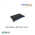 Opticking 19 Inch 1U Rack Mount PLC Splitter 2XN For FTTH System