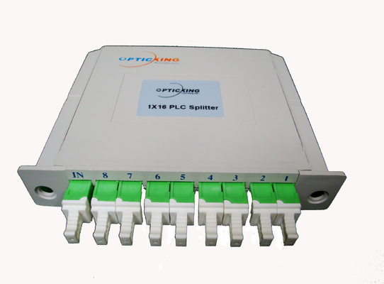 de Vezel Optische PLC van 1260-1650nm FTTH Splitser 1x4 1x8 1x16 1x32 1x64
