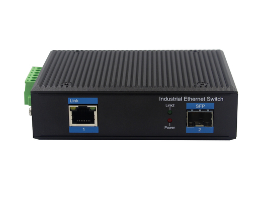 OPK-4500-1GX1GT Din-rail Unmanaged Industrial Ethernet Switch (POE optioneel) 1 poort